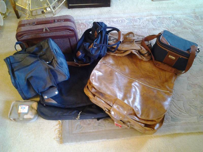 Lot Of Garment Bags, Duffel Bags, Totes & Travel Bags