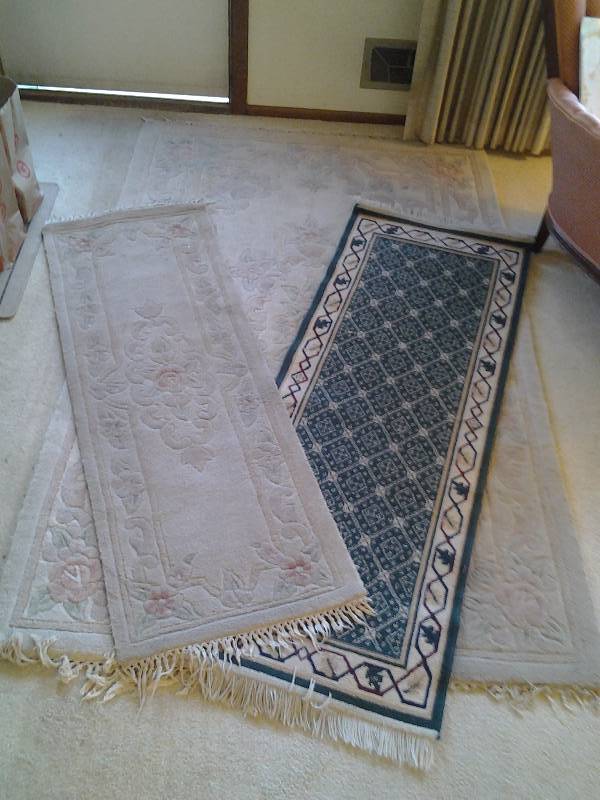 Area Rug (52x84) & 3-Runner Rugs