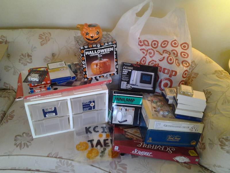 Lot Of Assorted Games, Organizer, Seasonal Decor