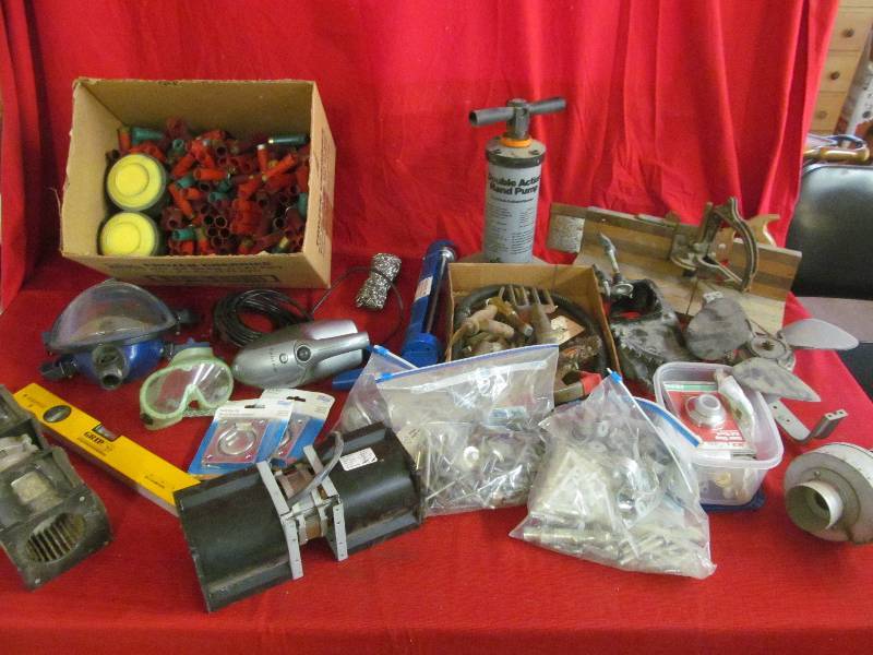 large lot of shop items