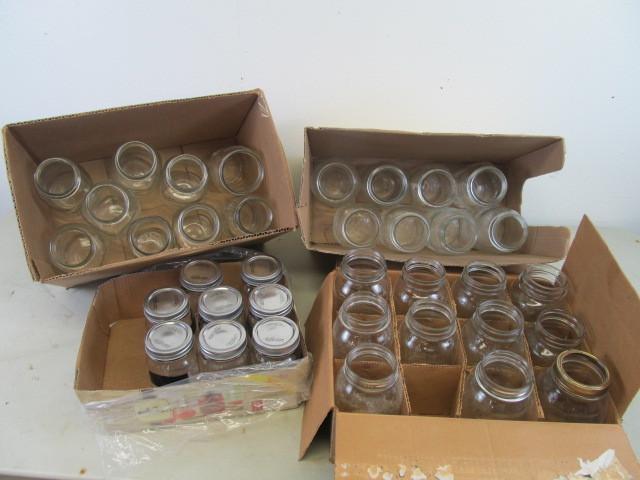 lot 21 image: Large Lot of Canning Jars
