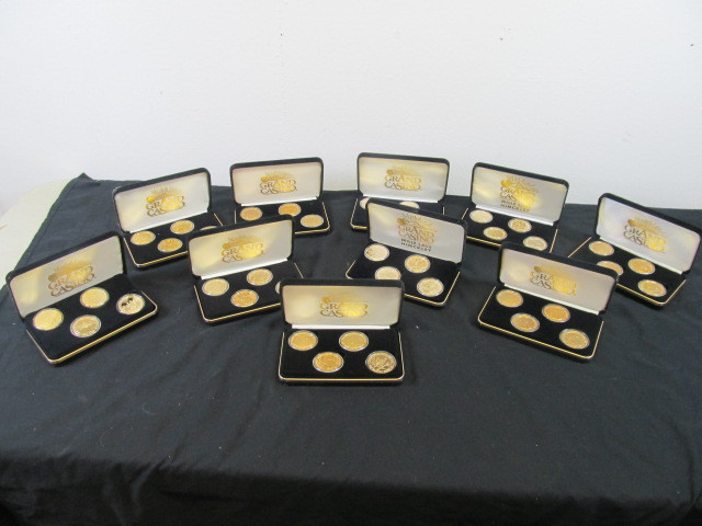 lot 30 image: Collection of Grand Casino Gold Collectors Coins