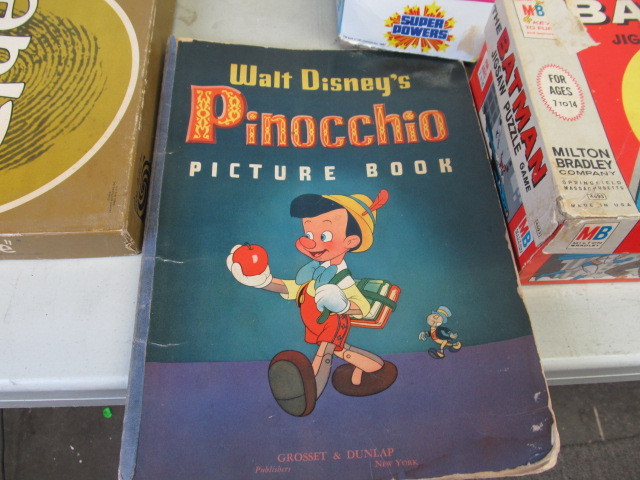 lot 37 image: Lot of Vintage Kids Books, Puzzles Games