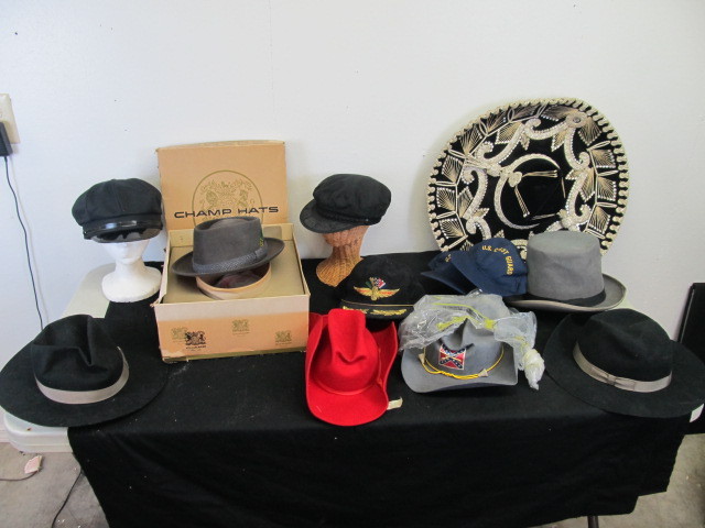 lot 51 image: Lot of Vintage Hats