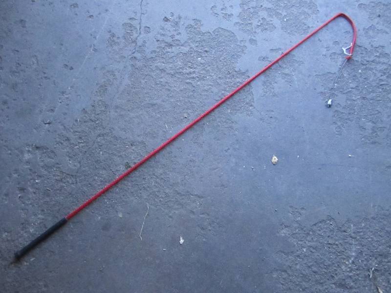 lot 8 image: Equestrian whip...