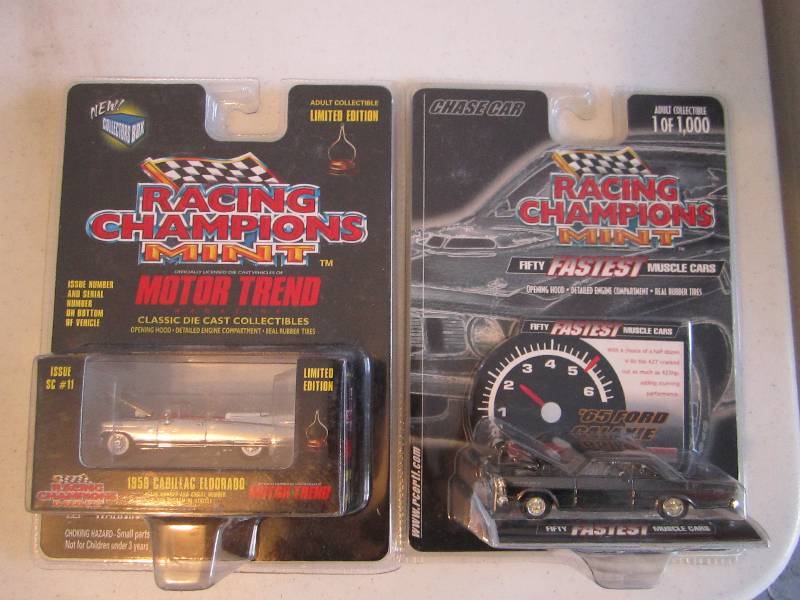 lot 42 image: Racing die cast collectibles...