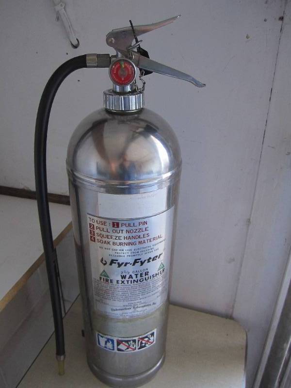 lot 67 image: Large fire extinguisher...