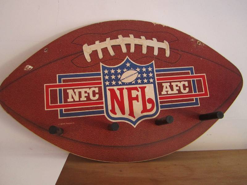 lot 70 image: NFL coat hanger...