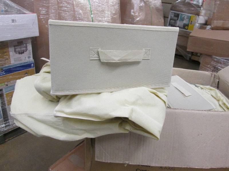 Fabric Basket Storage Unit open box...