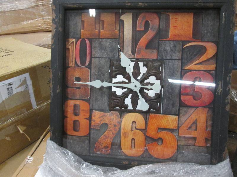 Color by Number Wall Clock open box...