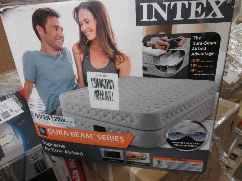 Air-Flow Airbed by Intex open box, ...