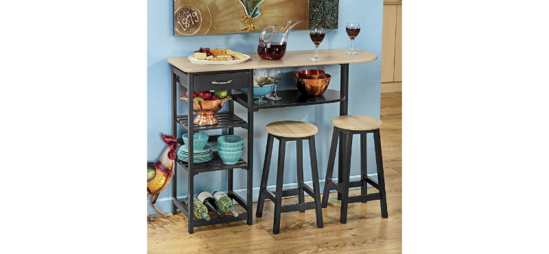 All-Purpose Kitchen Island with Sto...