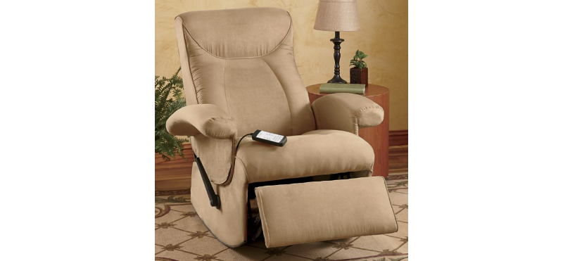 Rocking Massage Chair Tan open box ...