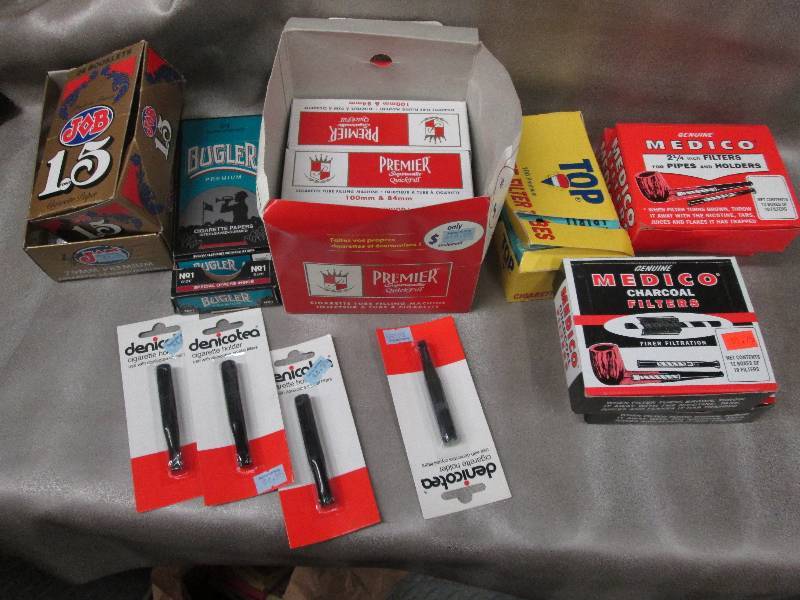 Cigarette rolling supplies papers,...