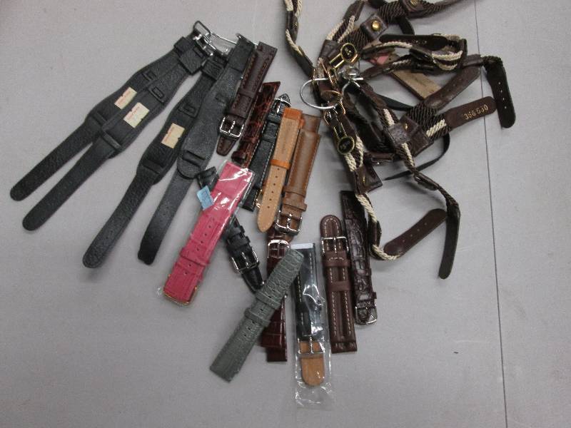 Large Lot of Assorted Watchbands...