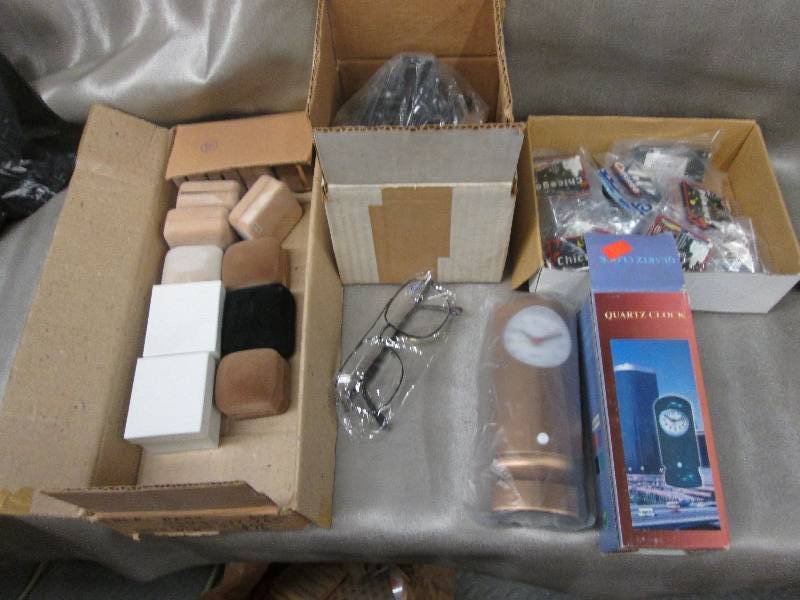 Jewelry Boxes, Chess Pieces, Quartz...