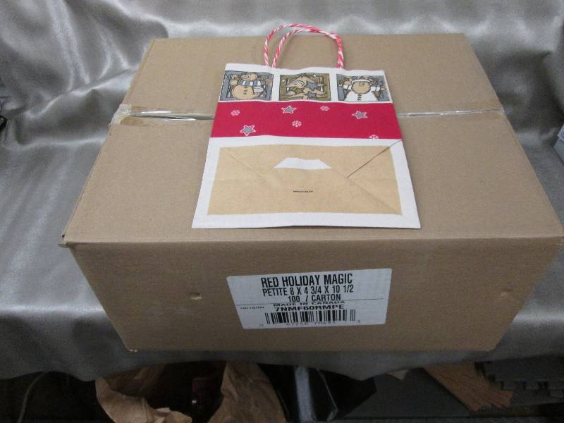 Case of 100 Medium Holiday Gift Bag...