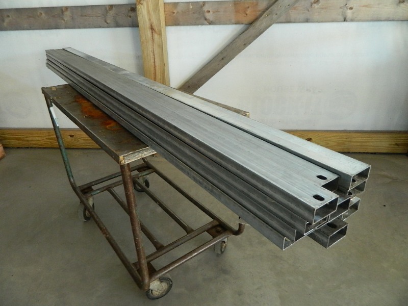 lot 91 image: 12 pcs Rectangle Steel
