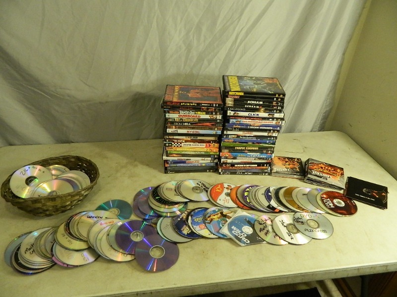 lot 120 image: Dvds, Cds, and More
