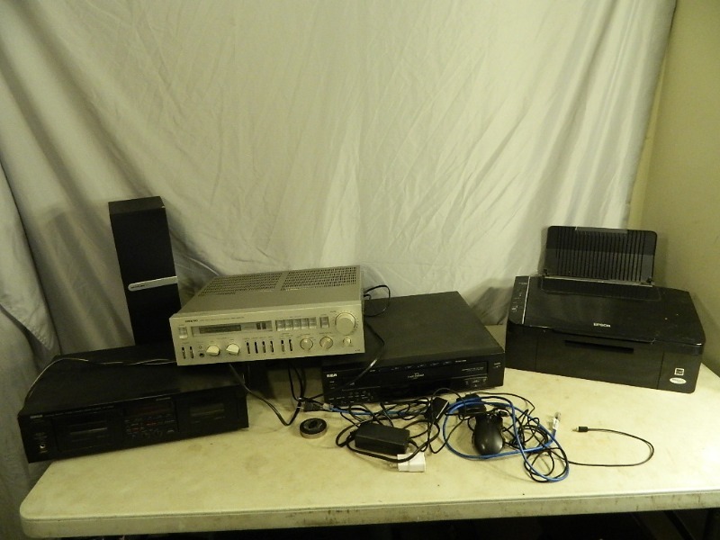 lot 148 image: Printer, Stereo Equipment, and More