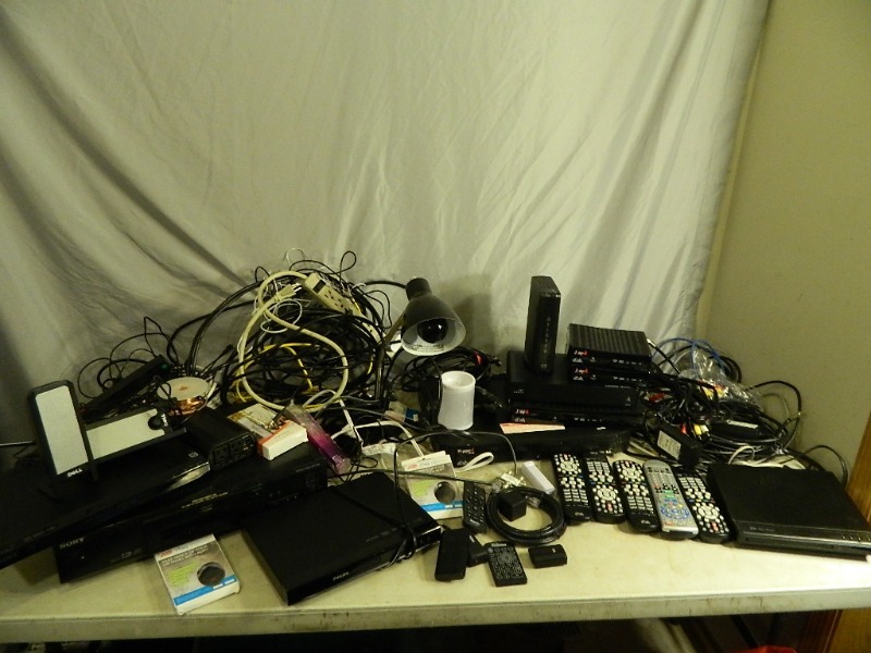 lot 150 image: Electronics, Remotes, and More