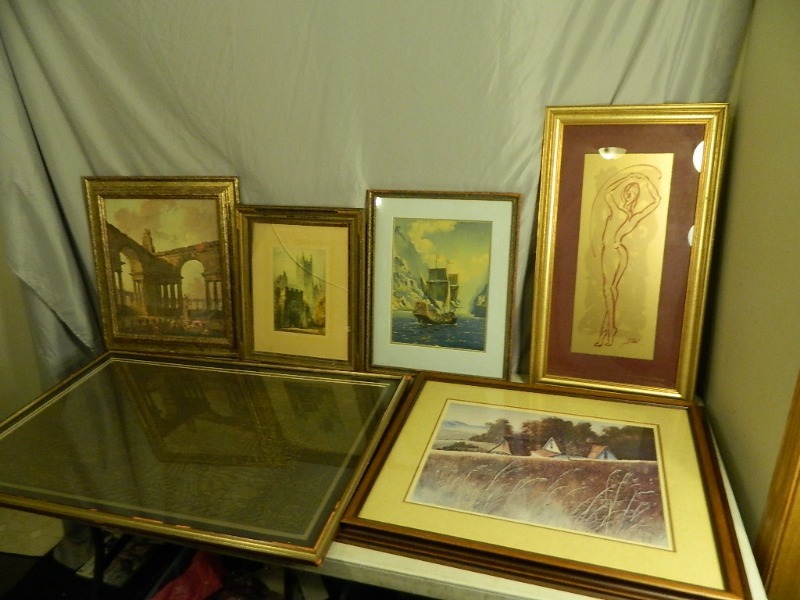 lot 200 image: Framed Pictures   Artwork