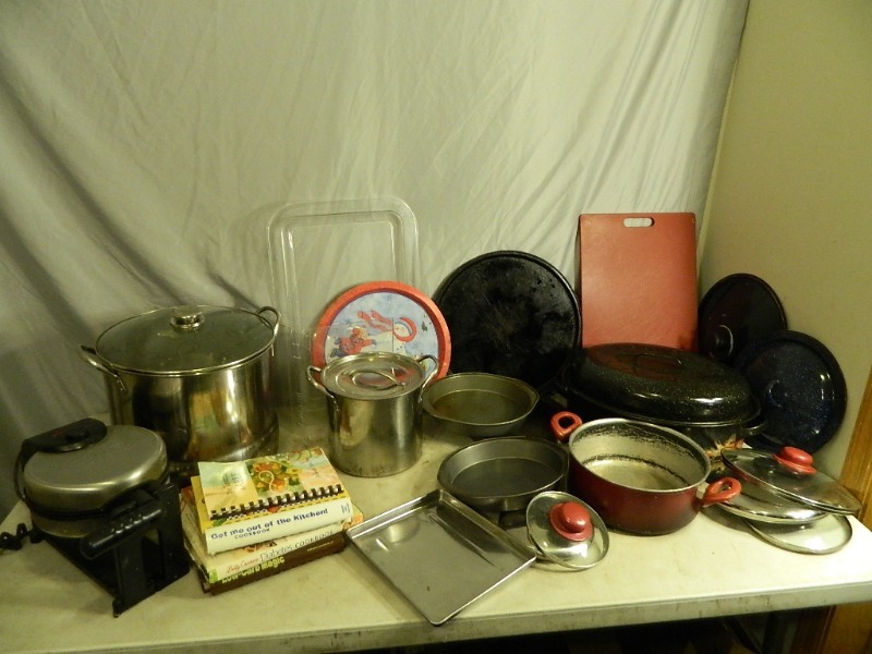 lot 214 image: Pots, Pans, and More