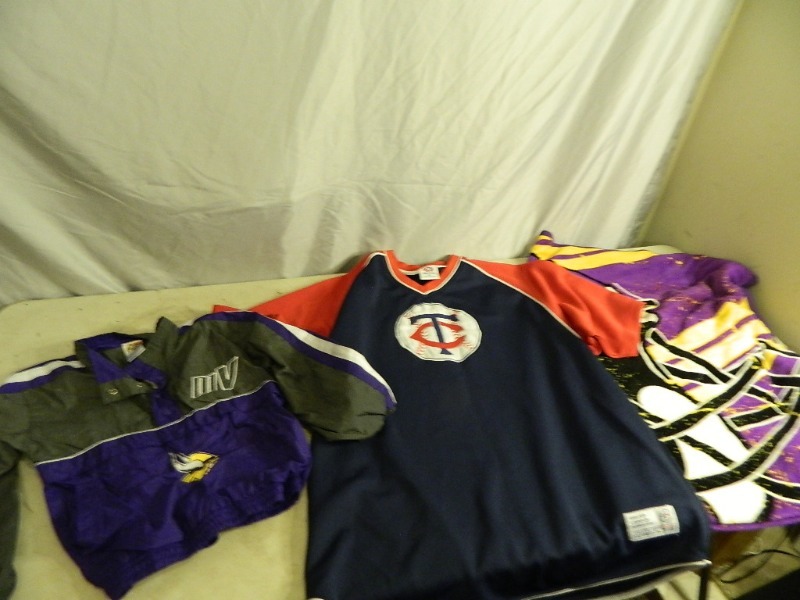lot 222 image: Minnesota Twins and MN Vikings Items