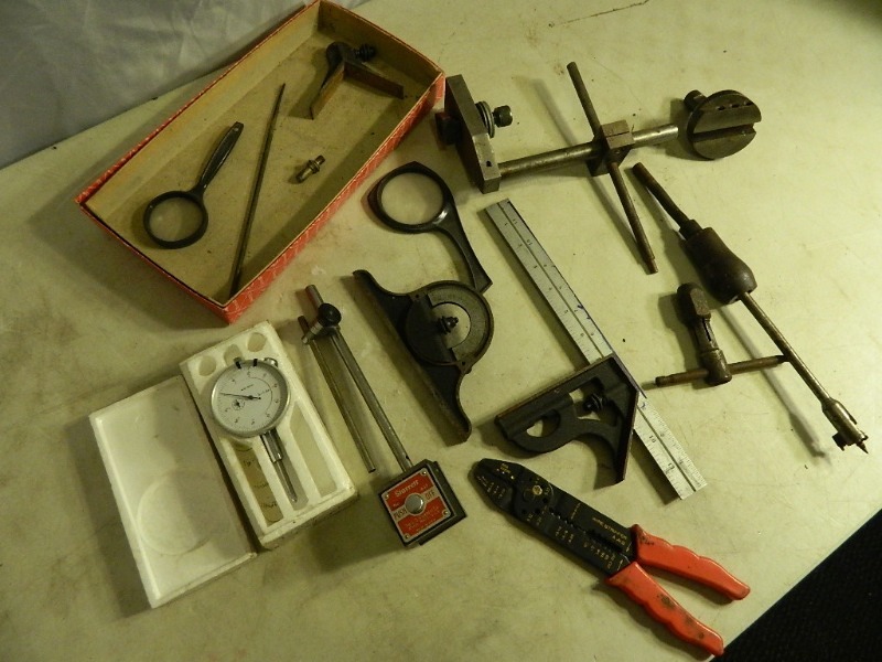 lot 37 image: Dial Indicator and Machinist Tools