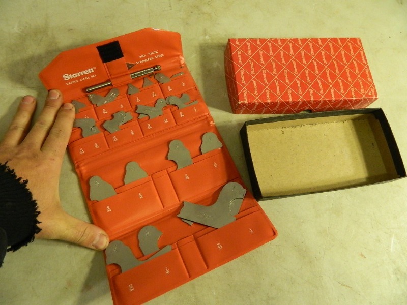 lot 44 image: Starrett Radius Gauge Set