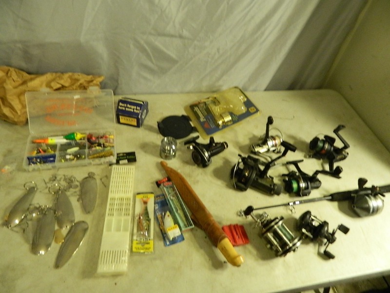 lot 83 image: Fishing Tackle, Reels, and More