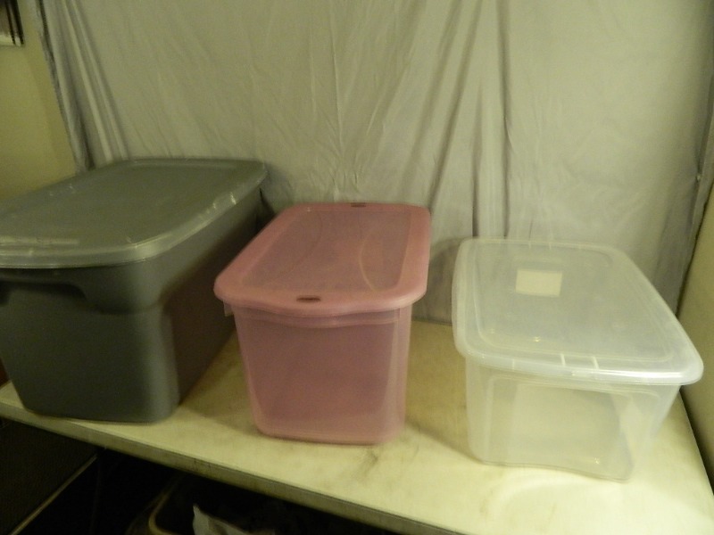 lot 82 image: 3 Totes with Lids
