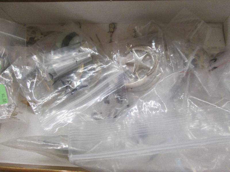 4 boxes of earrings, chain, bracele...