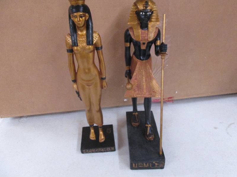 egyptian collection 2 statues ...