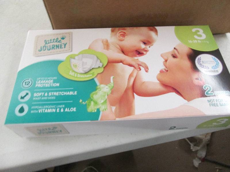 1 box of diapers 21 packages of 2 s...