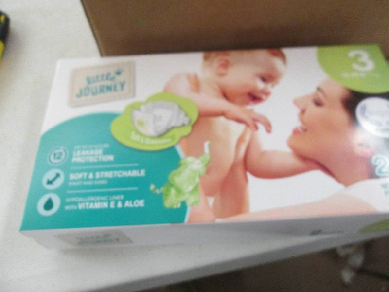 1 box of diapers 21 packages of 2 s...