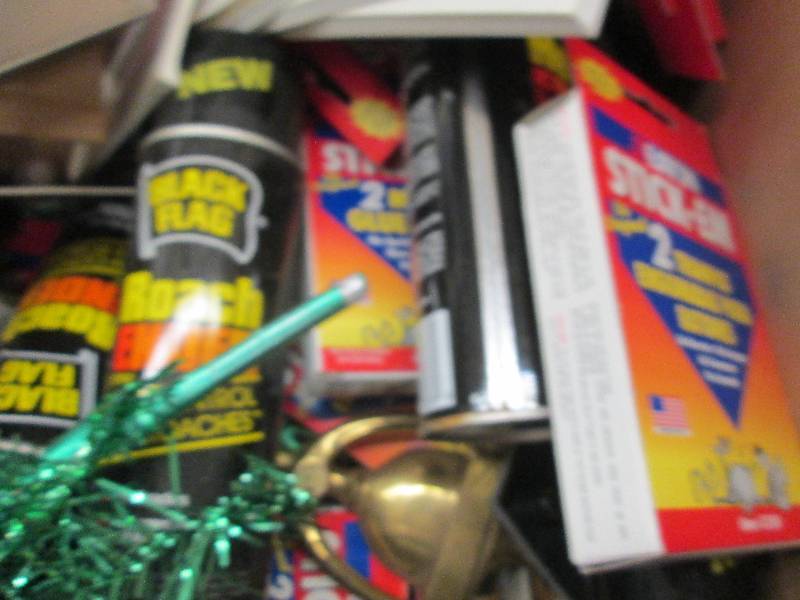 box of glue mouse traps , black fla...