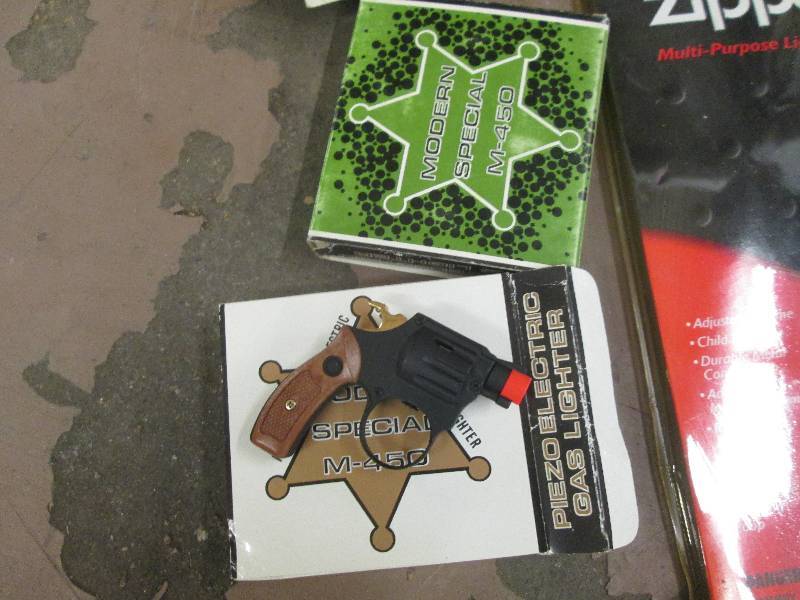 2 big zippo lighters and 1 small gu...