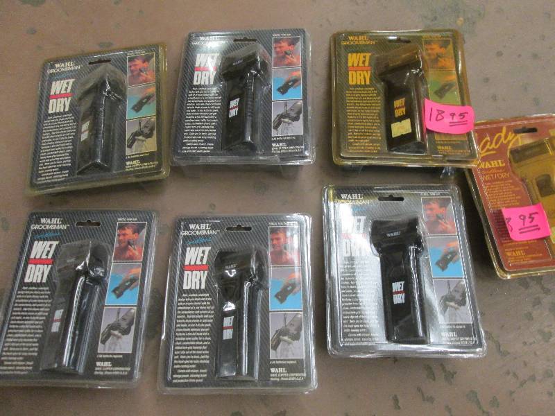 6 wahl groomsman wet dry shavers an...