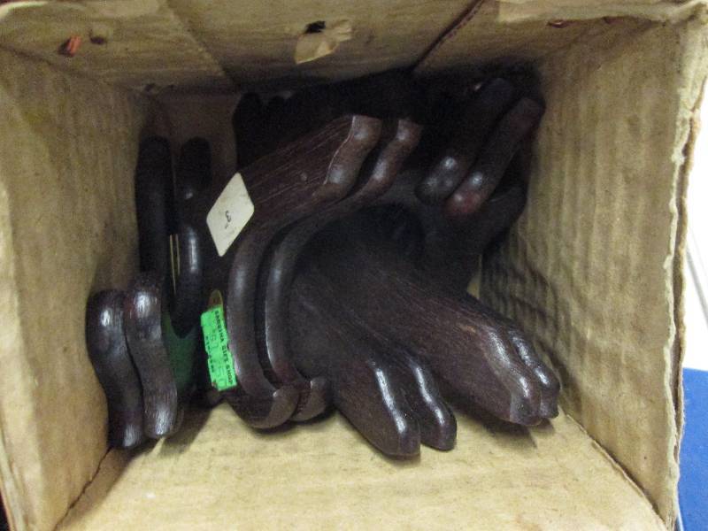 2 boxes of plate photo stands and ...