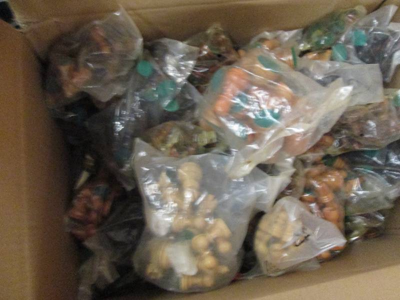big box of chess pieces all unopene...