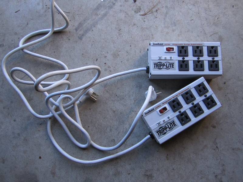 lot 53 image: 2 Tripp Lite surge protectors...