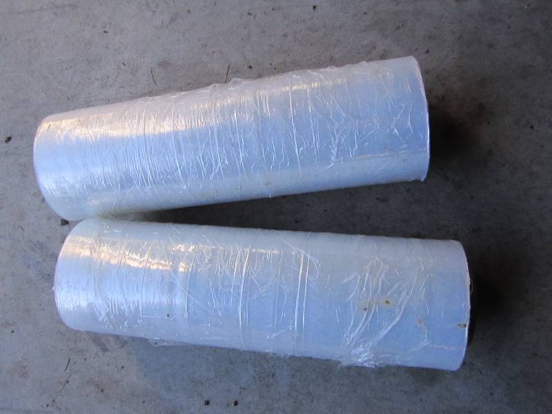 lot 55 image: 2 rolls of shrink wrap...