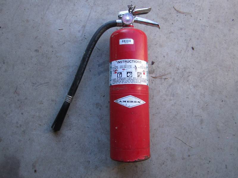 lot 57 image: Fire extinguisher...