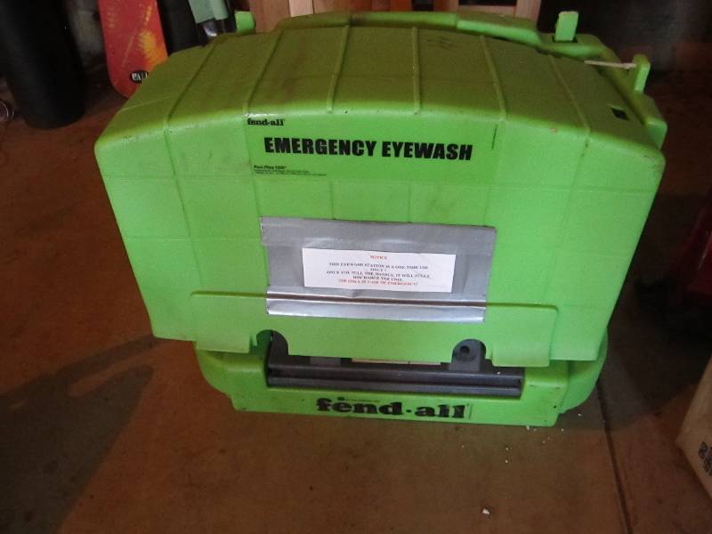 lot 10 image: fend all emergency eyewash station...