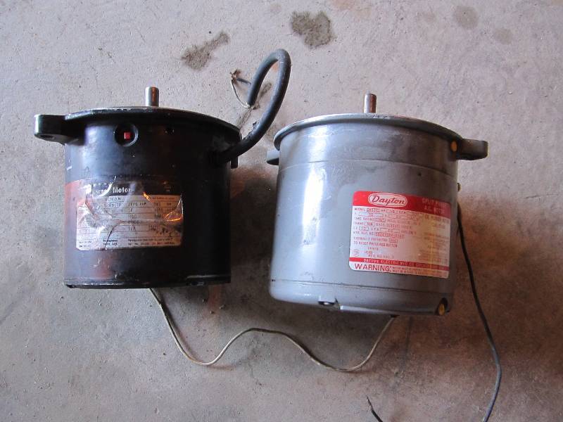 lot 83 image: 2 electric motors...