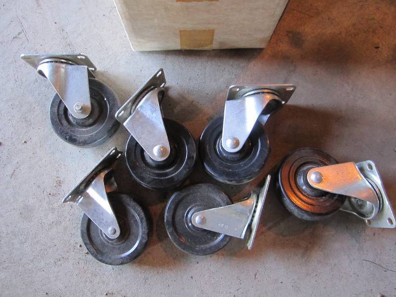 lot 84 image: Lot of caster wheels...