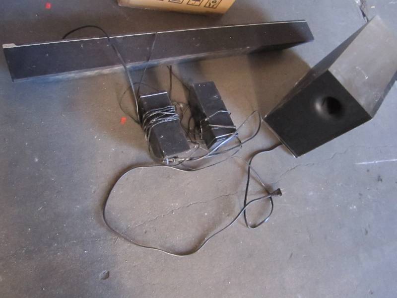 lot 105 image: Vizio speaker system...