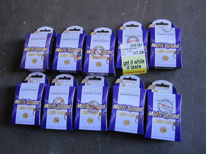 lot 223 image: 10 Packs of Trojan multi speed vibr...