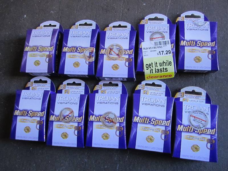 lot 224 image: 10 Packs of Trojan multi speed vibr...